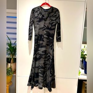 Ralph Lauren camouflage jersey dress